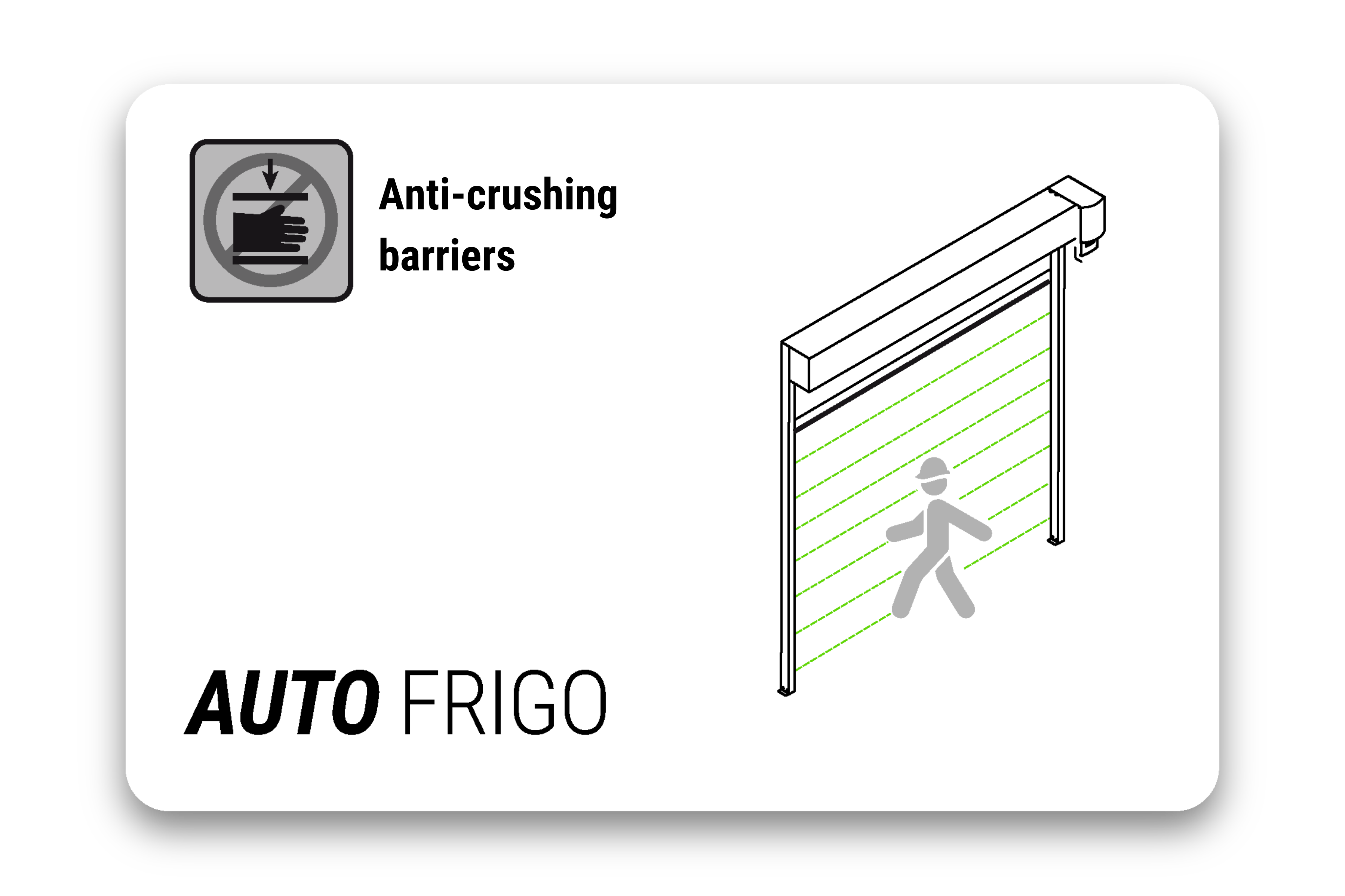 AUTO FRIGO anti crushing barriers card