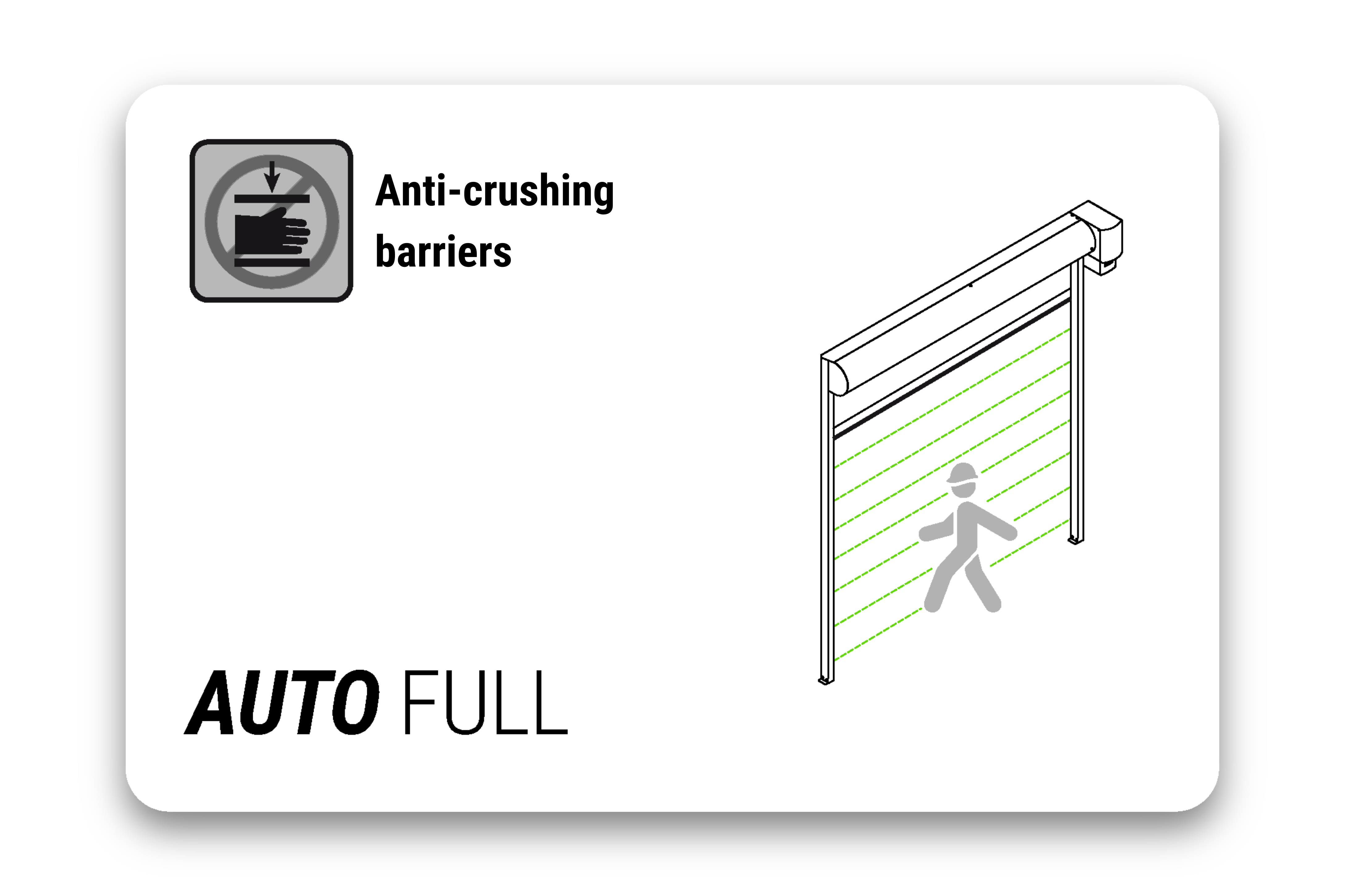 AUTO FULL anti crushing barriers card