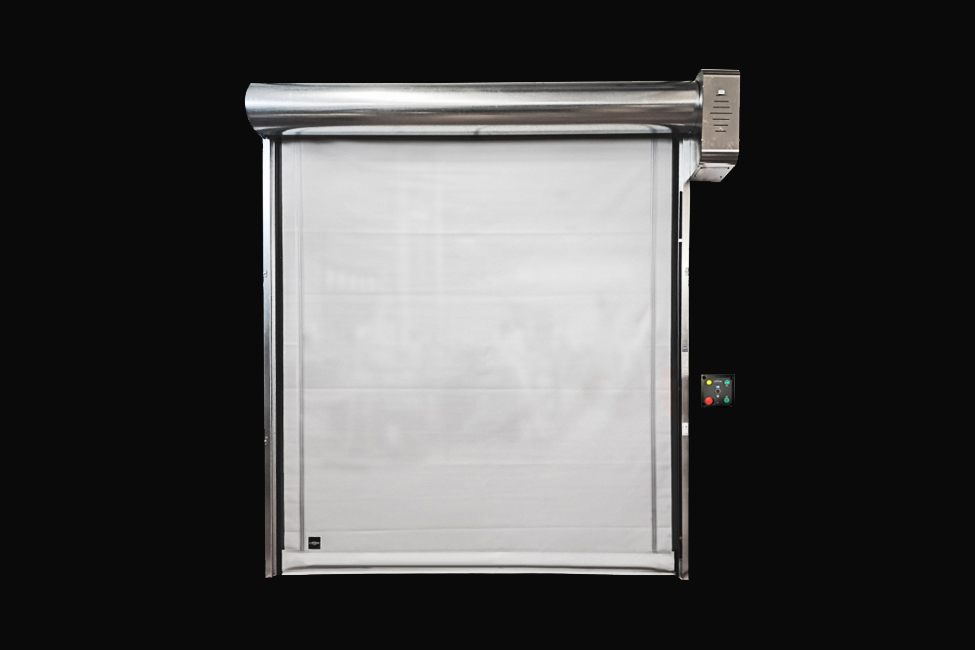Giesse Auto Pharma cleanroom PVC roller door